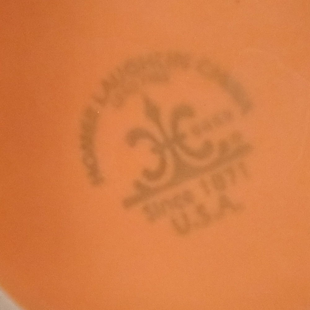 Homer Laughlin Vintage orange coffee mug - Picture 6 of 8